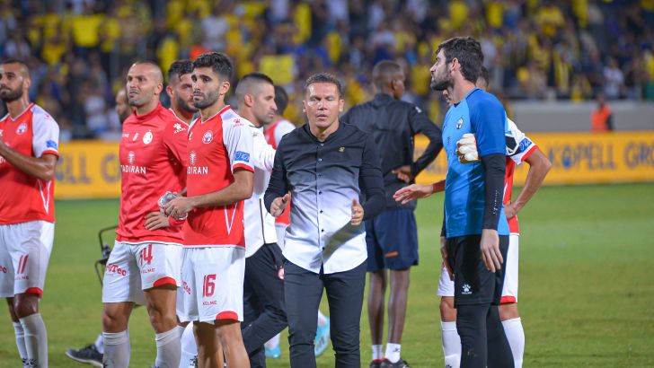 ברק בכר ושחקני הפועל באר שבע מאוכזבים