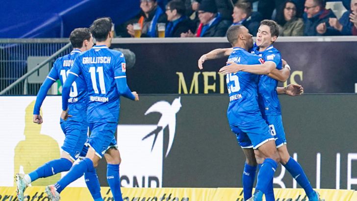 שחקני הופנהיים חוגגים