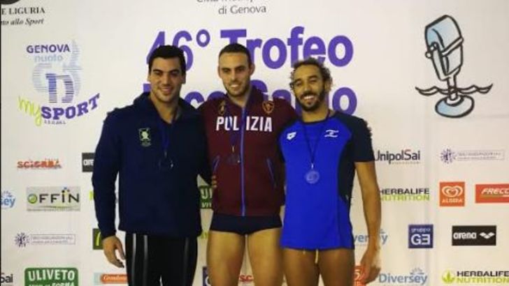 מרקוס שלזינגר על הפודיום