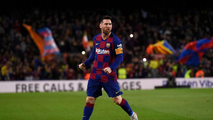 ליאו מסי חוגג