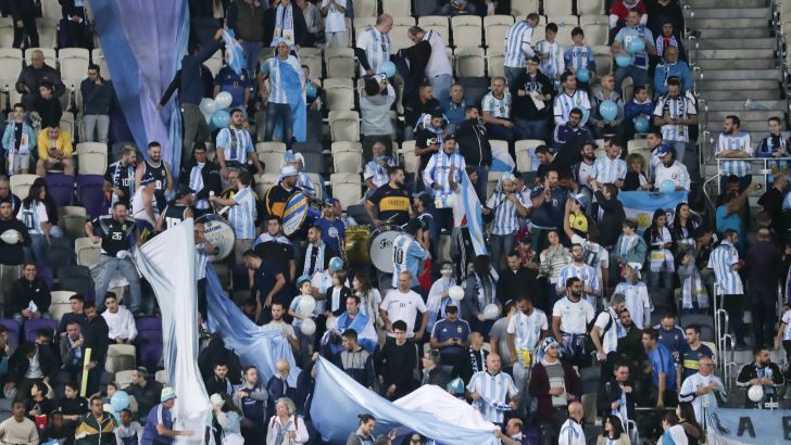 אוהדי נבחרת ארגנטינה בלומפילד