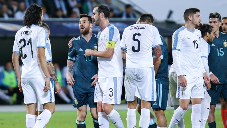 ליאו מסי, דייגו גודין, אדינסון קבאני