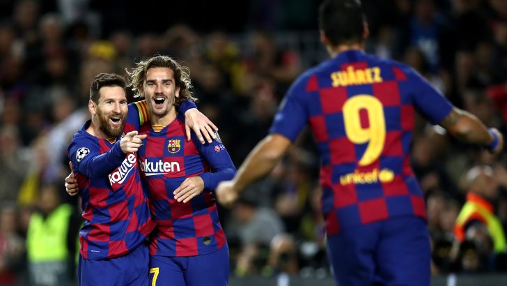 לואיס סוארס, אנטואן גריזמן, ליאו מסי