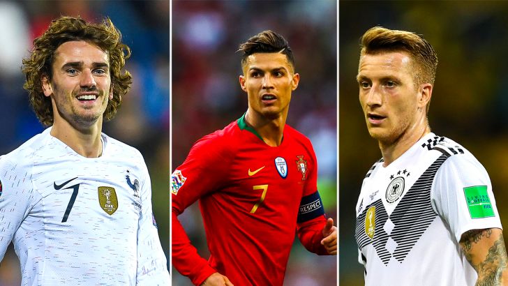 מרקו רויס , אנטואן גריזמן , כריסטיאנו רונאלדו