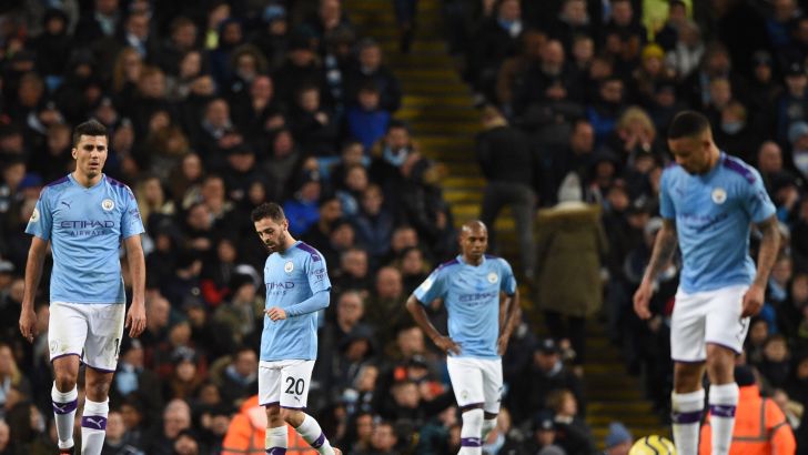 שחקני מנצ'סטר סיטי מאוכזבים