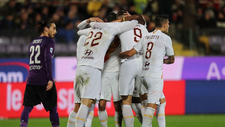 שחקני רומא חוגגים