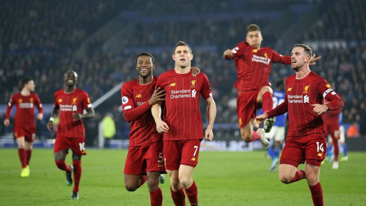 שחקני ליברפול חוגגים