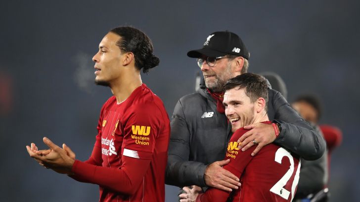 אנדי רוברטסון, יורגן קלופ, וירג'יל ואן דייק