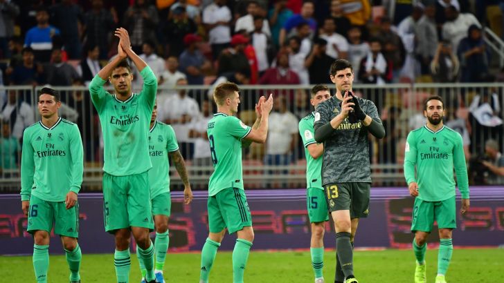 שחקני ריאל מדריד חוגגים