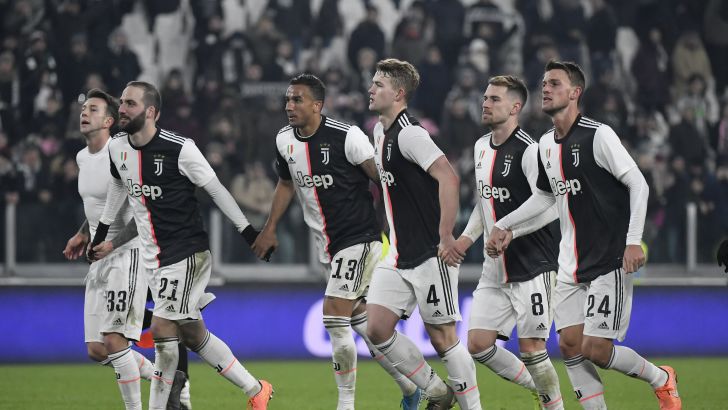 שחקני יובנטוס חוגגים