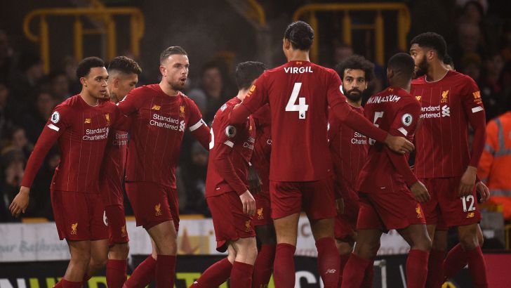 שחקני ליברפול חוגגים