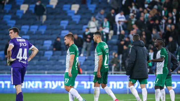 שחקני מכבי חיפה מאוכזבים