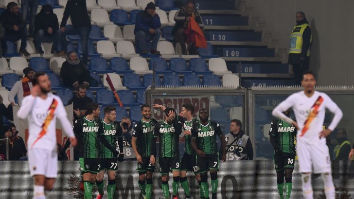 שחקני ססואולו חוגגים