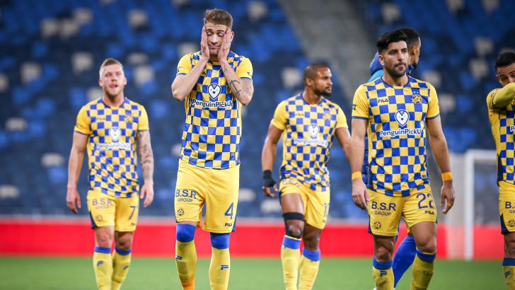 שחקני מכבי תל אביב מאוכזבים