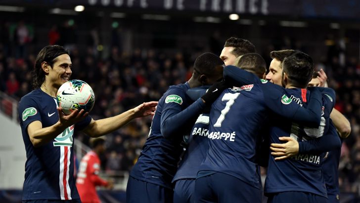 שחקני פאריס סן ז'רמן חוגגים