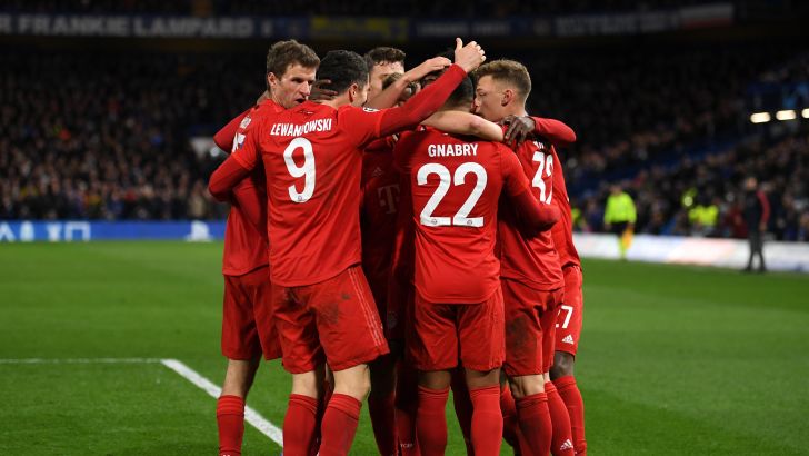 שחקני באיירן מינכן חוגגים