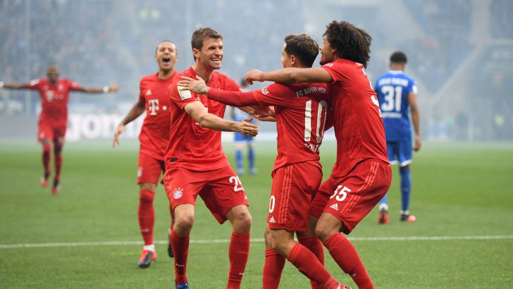 שחקני באיירן מינכן חוגגים