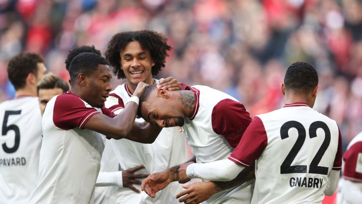 שחקני באיירן מינכן חוגגים