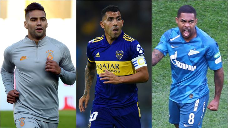 מלקום, קרלוס טבס, רדאמל פלקאו