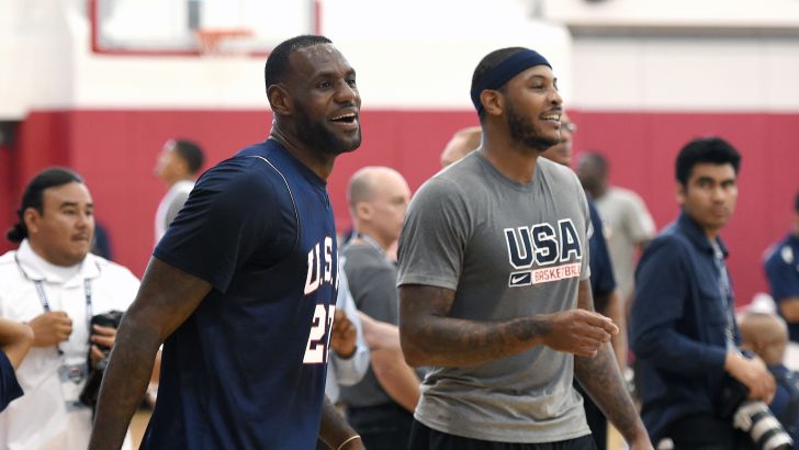 כרמלו אנתוני, לברון ג'יימס