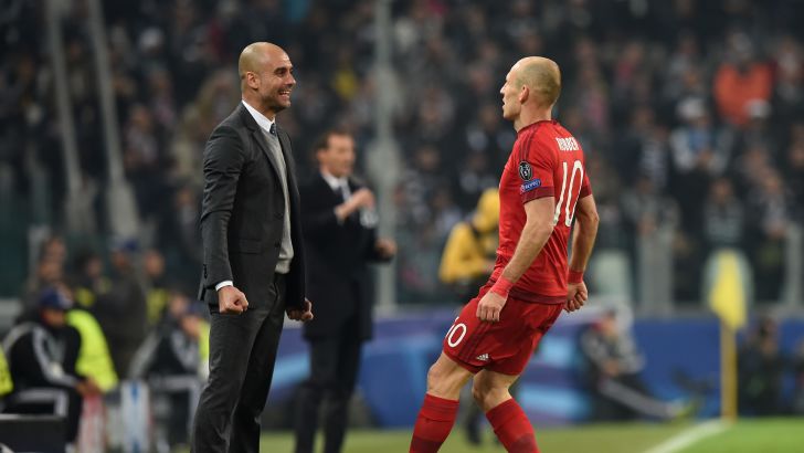 אריאן רובן, פפ גווארדיולה