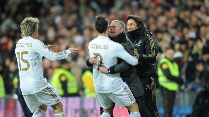 ז'וזה מוריניו, כריסטיאנו רונאלדו, פאביו קונטראו