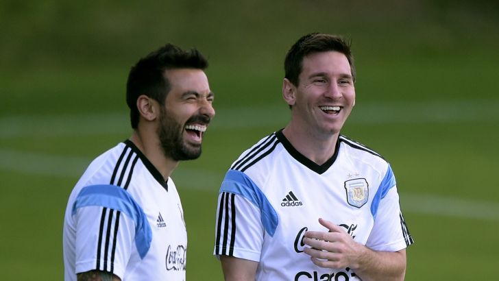 ליונל מסי , אסקיאל לאבסי