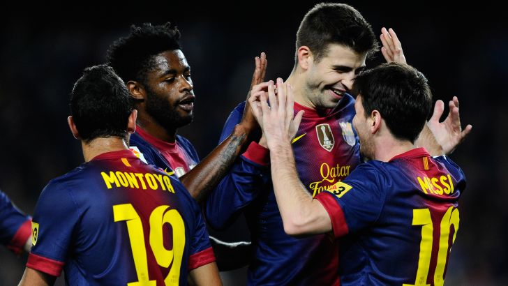 אלכס סונג, ליאו מסי, ג'רארד פיקה, מרטין מונטויה