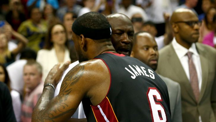 לברון ג'יימס, מייקל ג'ורדן