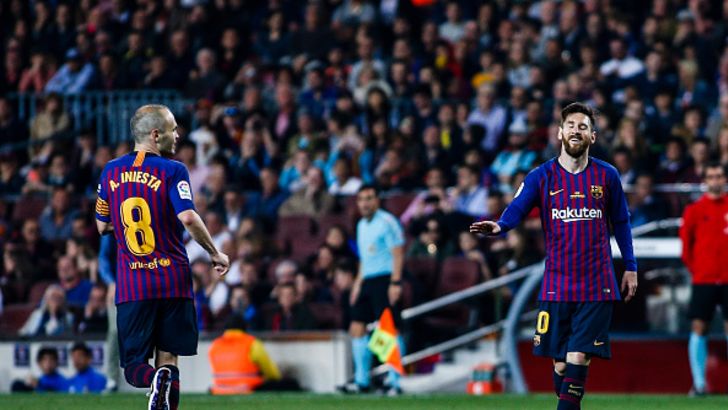 ליאו מסי, אנדרס אינייסטה