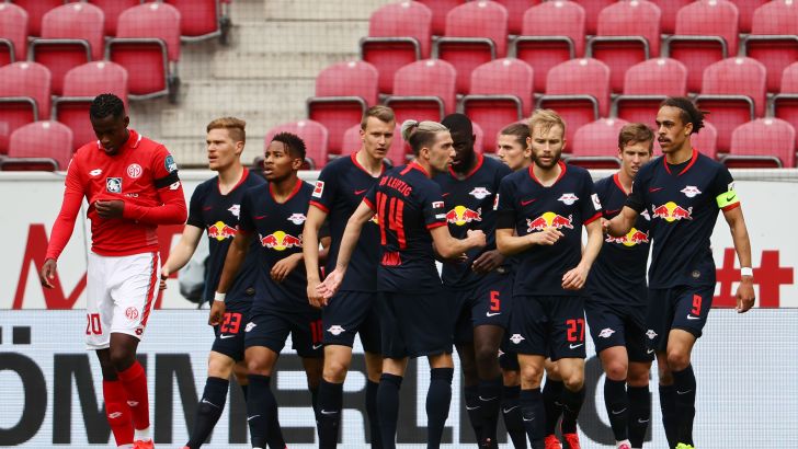 שחקני לייפציג חוגגים