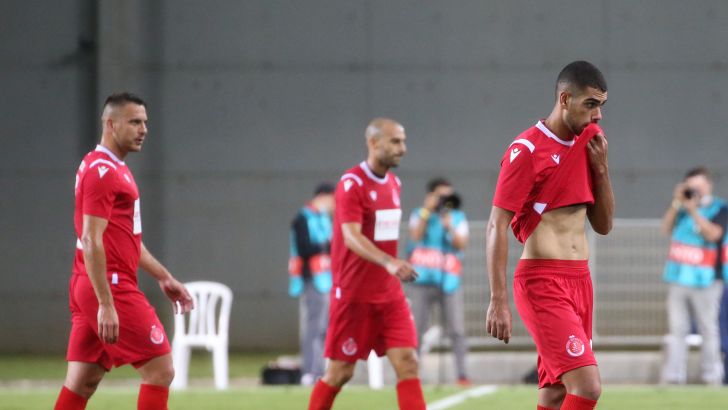 שחקני הפועל תל אביב מאוכזבים