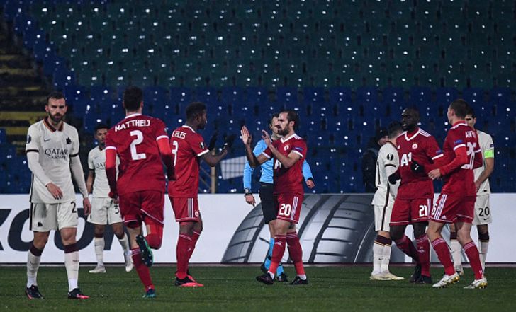 שחקני צסק"א סופיה חוגגים על חשבון רומא