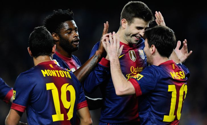 אלכס סונג, ליאו מסי, ג'רארד פיקה, מרטין מונטויה