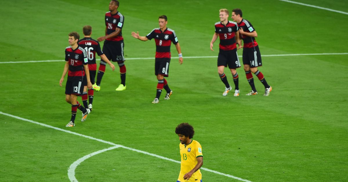נבחרת גרמניה על הניצחון המדהים 1 7 על נבחרת ברזיל במונדיאל 2014