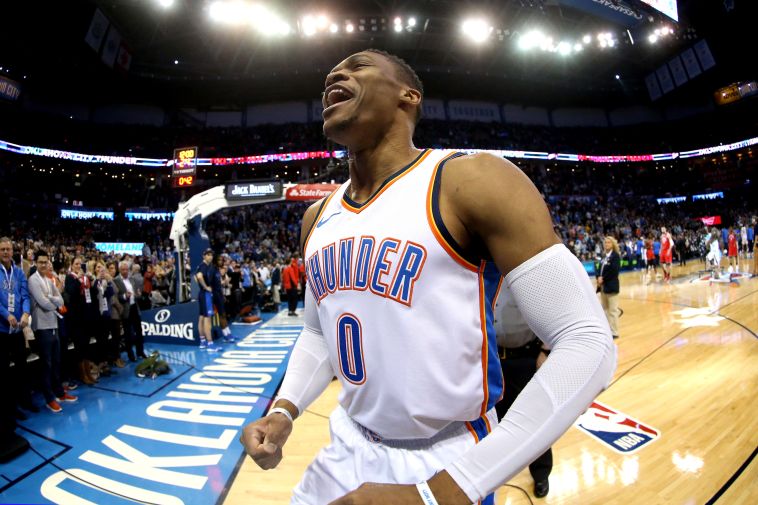ווסטברוק. דברים מתחברים ב-OKC (AFP)