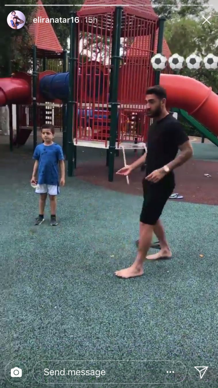 אלירן עטר עם הילדים (אינסטגרם) אלירן עטר עם הילדים (אינסטגרם)