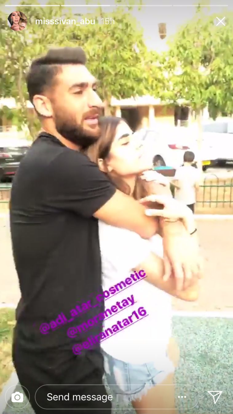 אלירן עטר עם אשתו (אינסטגרם) אלירן עטר עם אשתו (אינסטגרם)