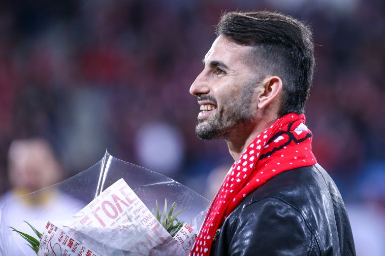 אלון תורג'מן. זכה לטקס מרגש לפני המשחק (מאור אלקסלסי)