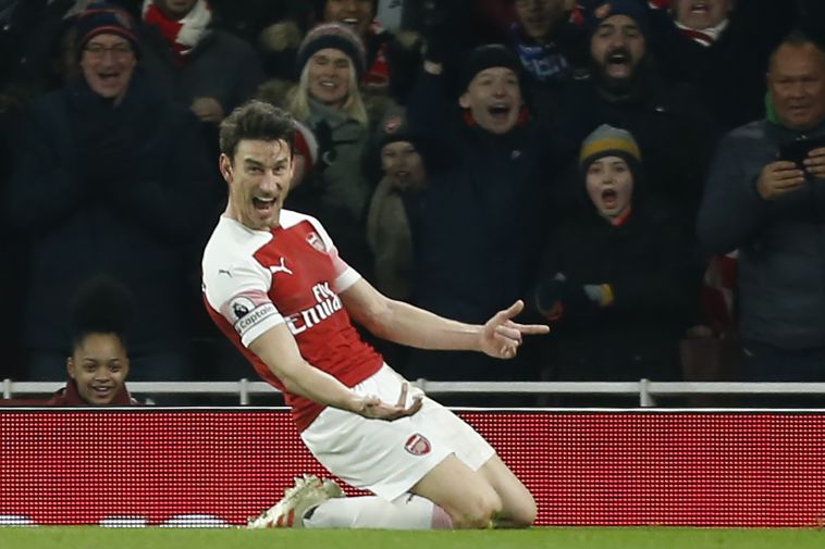 קוסלייני חוגג. שער נהדר של הצרפתי (AFP)