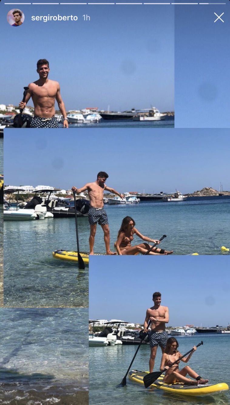 הזוג במיקונוס היפייפיה (Instagram)