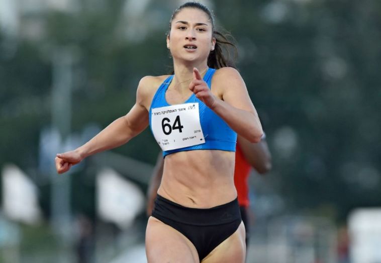 דיאנה וייסמן, אחת התקוות הגדולות במשלחת. (טיבור חגר, איגוד האתלטיקה)