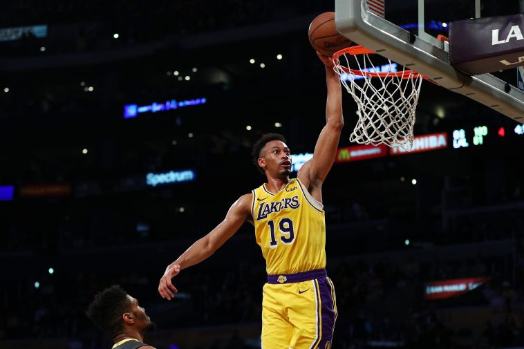 פוטנציאל גדול. ג'ונתן וויליאמס במדי הלייקרס (Yong Teck Lim/Getty Images)