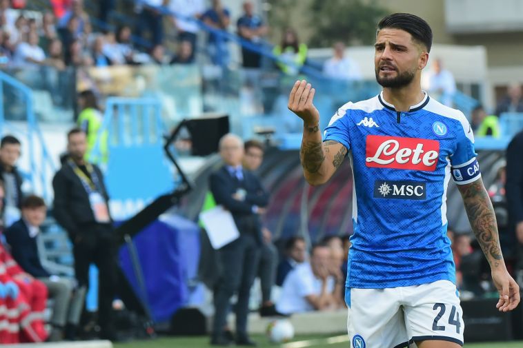 אינסינייה בסוף המשחק בספאל. אכזבה גדולה אצל הדרומיים (Pier Marco Tacca/Getty Images)