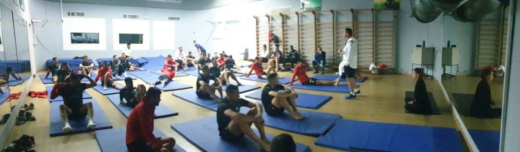 אלמנט שעשוי להפוך לקבוע באימוני הקבוצה מבירת הנגב (באדיבות הפועל 