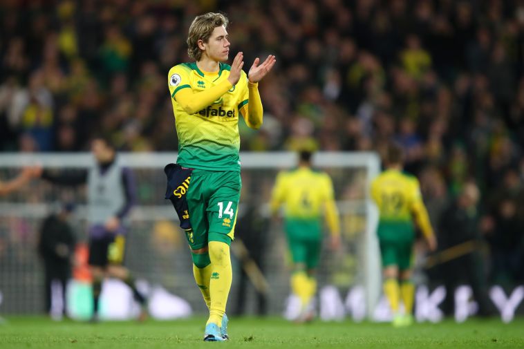 קאנטוול הבקיע שער נהדר, אך נוריץ' הסתפקה בנקודה בלבד (Julian Finney/Getty Images)