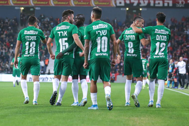 הירוקים חוגגים את השער השלישי. מחכים לאיביץ' (מאור אלקסלסי)