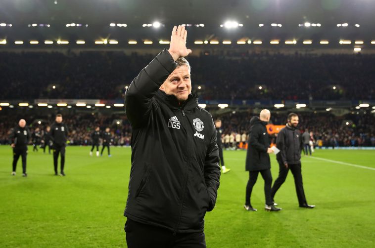 סולשיאר. ניצחון שני רצוף לקבוצה שלו (Clive Brunskill/Getty Images)