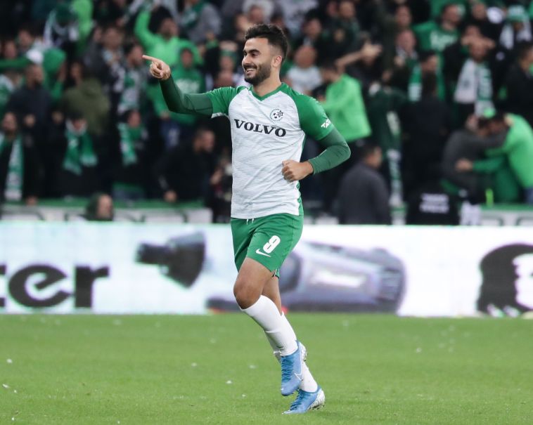 מוחמד עוואד. מכבי חיפה הצליחה לחזור פעמיים (דני מרון) 