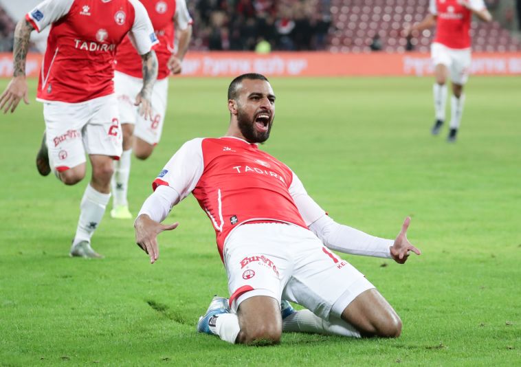 רמזי ספורי. שער הניצחון עשוי לקנות לו מקום ב-11 (דני מרון)